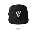 Multi Pattern Leather Strap Pillbox Ball Cap
