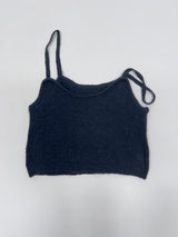 [Bustier set]カラーウールシースルーニット