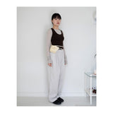leather mignon bag - butter / strap - ( cowleather,  chain)