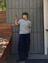 Regular washed ringer short-sleeve t-Shirt