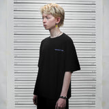 PEANUT STAIN - Fakenut Stain Logo Black Boxy Oversized Tshirt