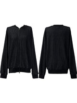 ペアウールストライプジップアップ (unisex)
