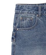 CINCH BACK CURVED DENIM PANTS(CV2GFFD110A)