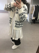 Pudding Nordic Half-Neck Zip-Up (2color)