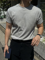 オーダースリムリブ半袖Tシャツ