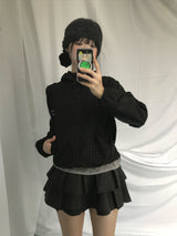ダブルフリルプリンテッドスカート
