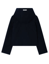 ソフト フーデッド コート(NAVY)