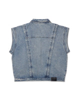 Denim Zip Vest