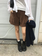 ベロア ビゾット ショーツ (2color)