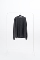 セルストーンウォッシュドワッフル長袖Tシャツ