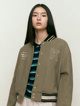KIRSH STADIUM JACKET [KHAKI]