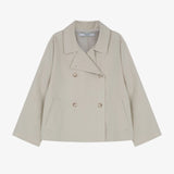 Short Trench Coat Beige