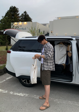 Land Y Summer Overfit Check Shirt
