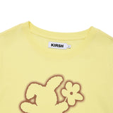ウィッティバニークロップモーダルTシャツ [ライトイエロー]