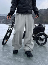 Double Pocket Multi Cargo Sweatpants 4C