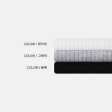LMN サイドボタンマッスルフィット半袖ニット (3 colors)