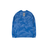ダメージオーバースウェットシャツ (BLUE)