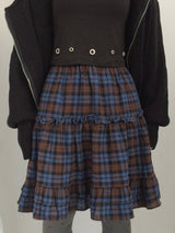 Eyelet Cropped Punching T