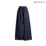 (2color) デイジーバンディングワイドデニムパンツ