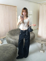 Petal drift blouse