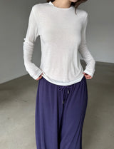  soft simple slim T