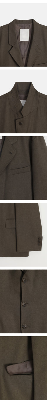 [SET UP possible] マックス3ボタンブレザー(2color)