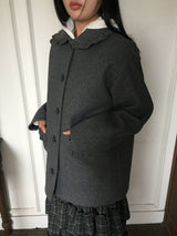 La Madeleine Frill Coat (2color)