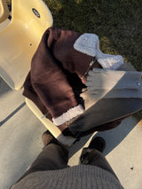 Haas Suede Shearling Mustang Jacket (3 Colors)