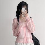 [Linen Cardigan☀️] See-Through Cardigan, Cube Summer Cardigan (12 colors) 