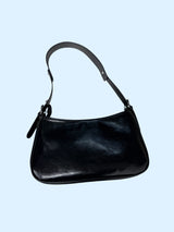 buckle stud shoulder bag