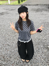 Plain Dot Pigment Short Sleeve (3c)