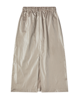 26SS WOMAN ナイロンシャーリングロングスカート