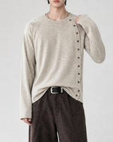 (UNISEX)フル ボタン ロングスリーブ