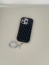 ブラックドットバンパーケース (keyring ring X)