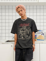 2colorVENTIQUEピグカートゥーンTシャツ2color