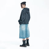 Rhinestone Camo Hoodie - CHARCOAL