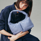 Soft Basket Hobo Bag (S)(dusty blue)
