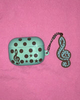 [made] Dot treble clef Keyring