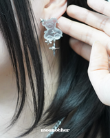 [StrayKids Hyunjin , IDLE Yuqi Pick] MATT TEADDY BEAR EARRING