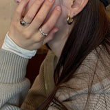 Bold winter Earring(Silver/Gold)