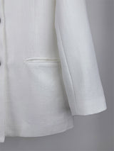 NON COLLAR LINEN JACKET (2C)