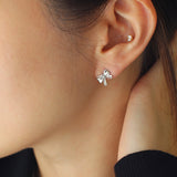 Lady Ribbon Earrings 925