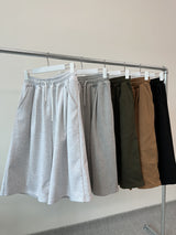 SIO two tuck bermuda sweat pants