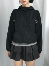 ダブルフリルプリンテッドスカート