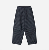 No.1300 N stripe denim wide PT