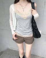 Slim crop cardigan