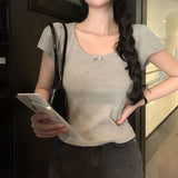 [BELLIDE MADE] リボンフリル半袖Tシャツ