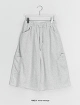 [unisex] ニニンポケットバミューダバンディングパンツ