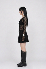 カウルネック レーストップス (BLACK)
