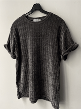 ベロアラウンド半袖Tシャツ